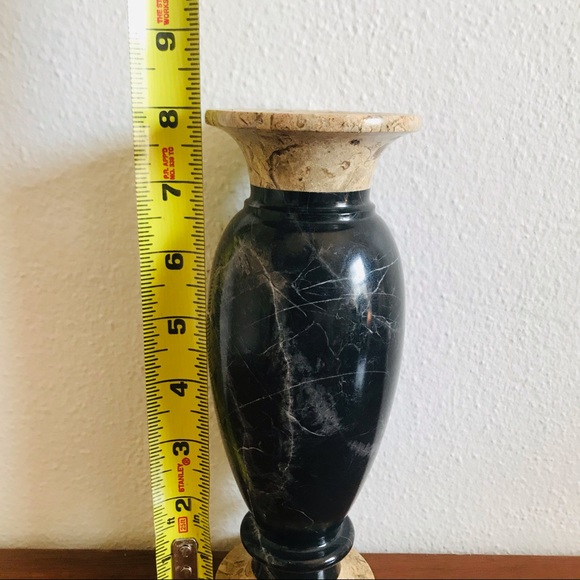 Boho chic Vintage large marble stone vase - Picture 8 of 9